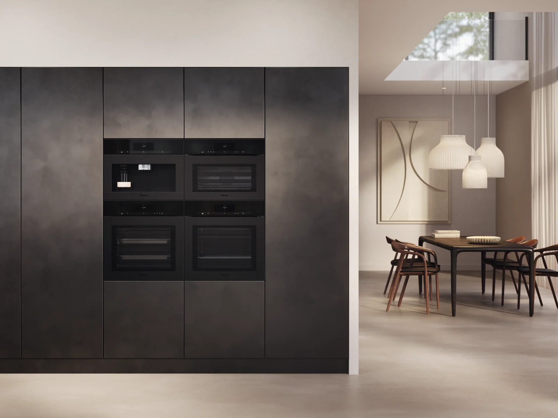 Máy pha cafe âm tủ Miele