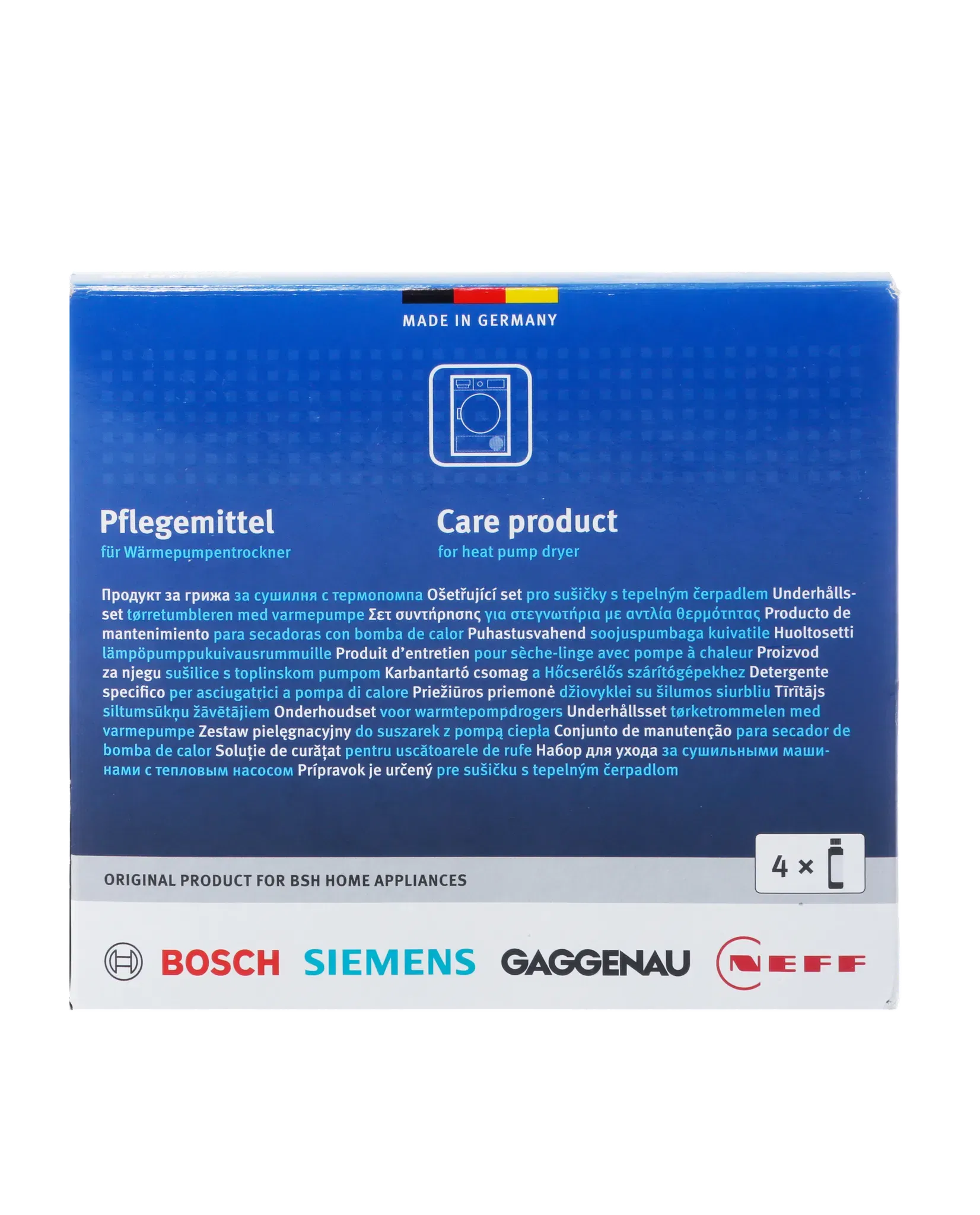 Bộ chăm sóc máy sấy bơm nhiệt 4x125ml 00312111