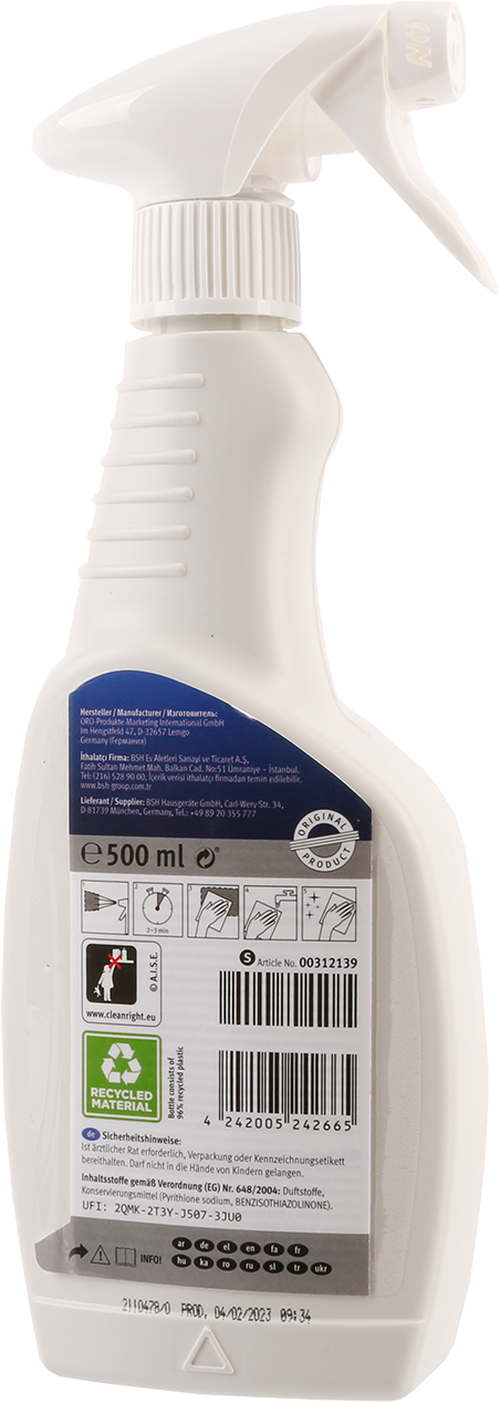 Special Fridge Cleaner (500ml) 00312476