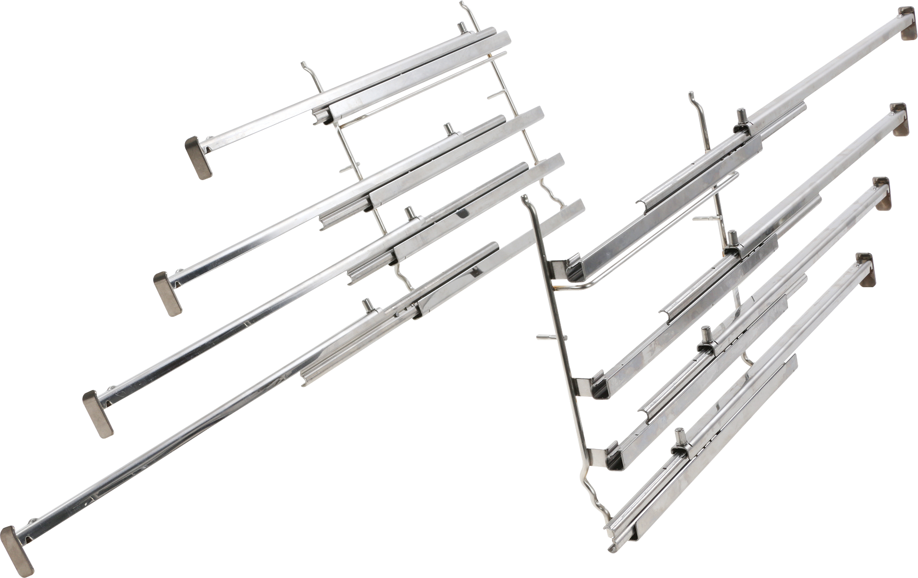 Full Extension Rails: 4-Fold00708572 • BA216102Replacement for00700233, 00700232, 00700231, 00700230, 00674358