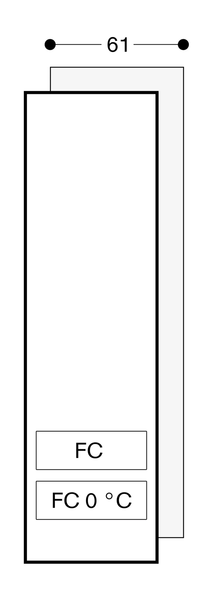 Tủ lạnh vario Gaggenau Series 400 213.4 x 61 cm RC462305