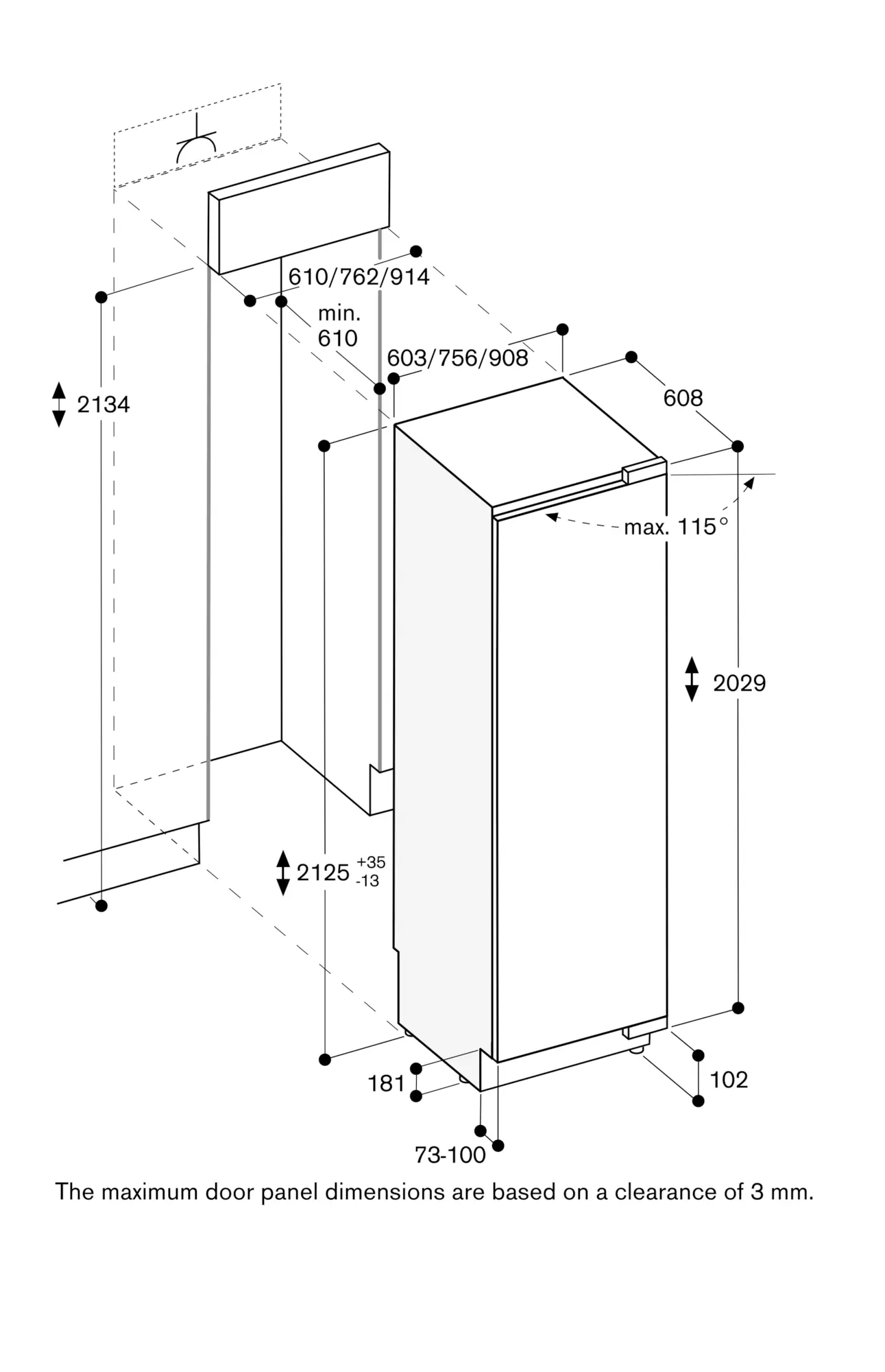 Tủ lạnh vario Gaggenau Series 400 213.4 x 91.4 cm RC492305