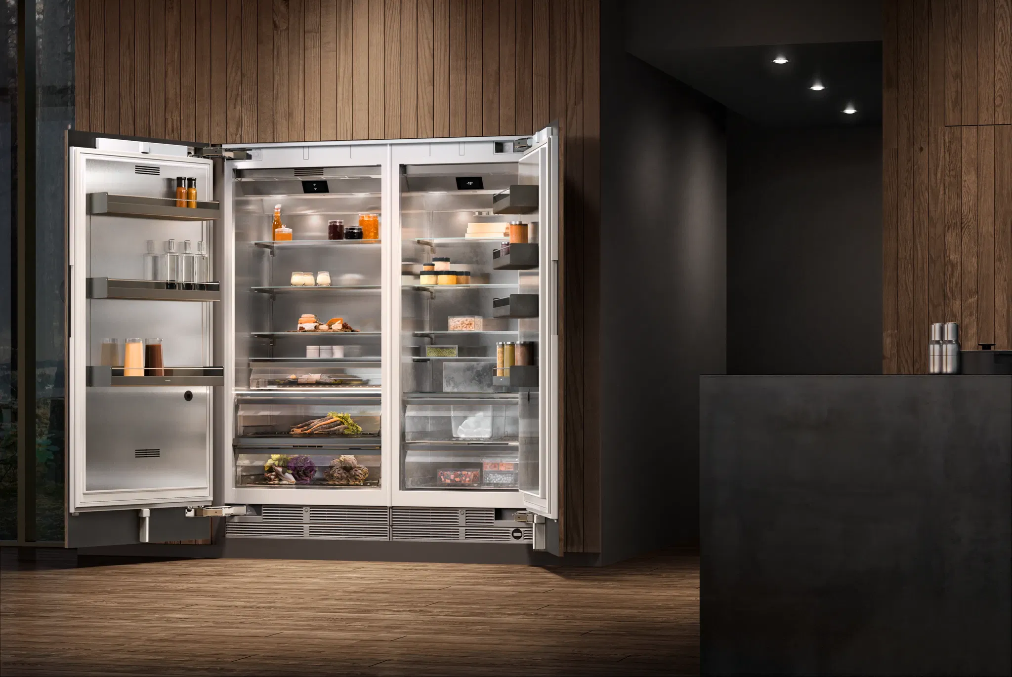 Tủ lạnh vario Gaggenau Series 400 213.4 x 91.4 cm RC492305