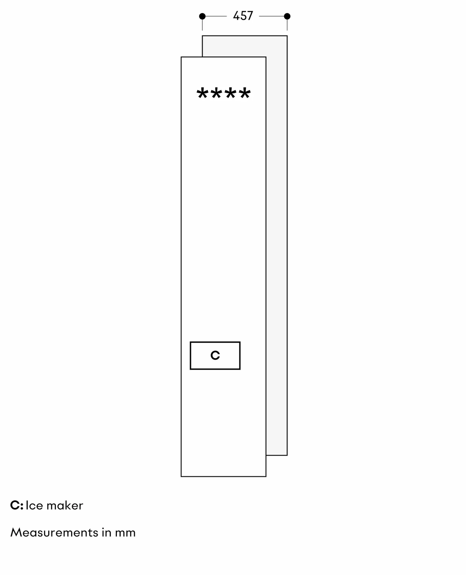 Tủ đông Gaggenau Vario Expressive RVF417190 213.4 x 45.7 cm
