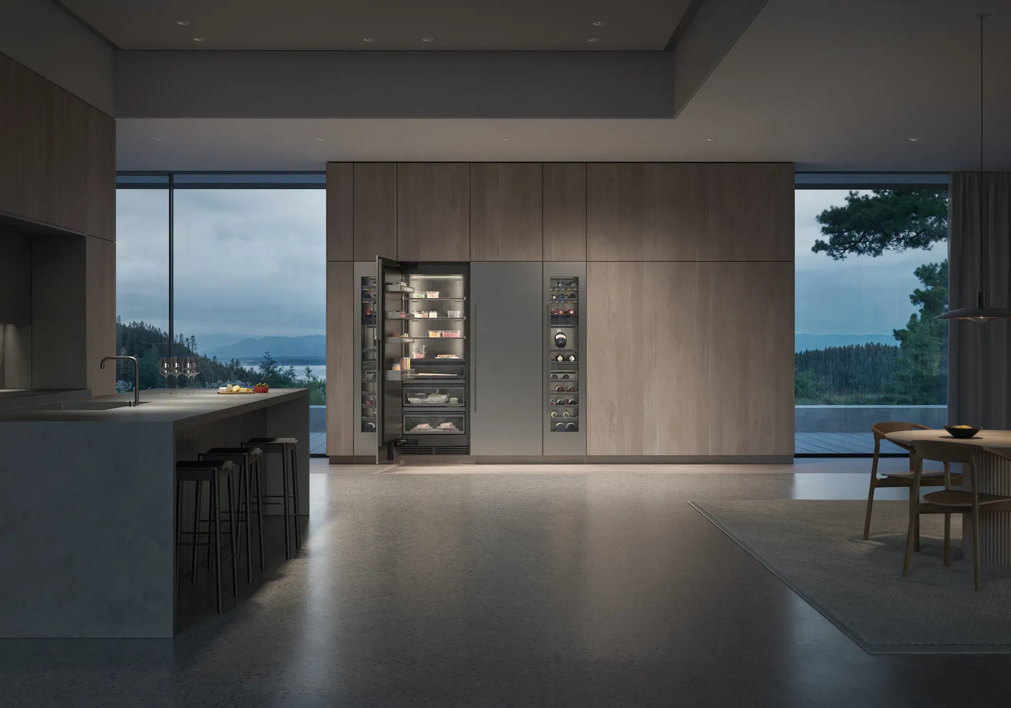 Tủ đông Gaggenau Vario Expressive RVF477190 213.4 x 76.2 cm