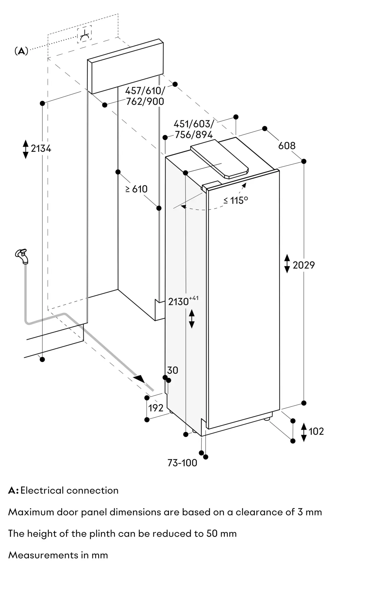 Tủ đông Gaggenau Vario Expressive RVF477190 213.4 x 76.2 cm