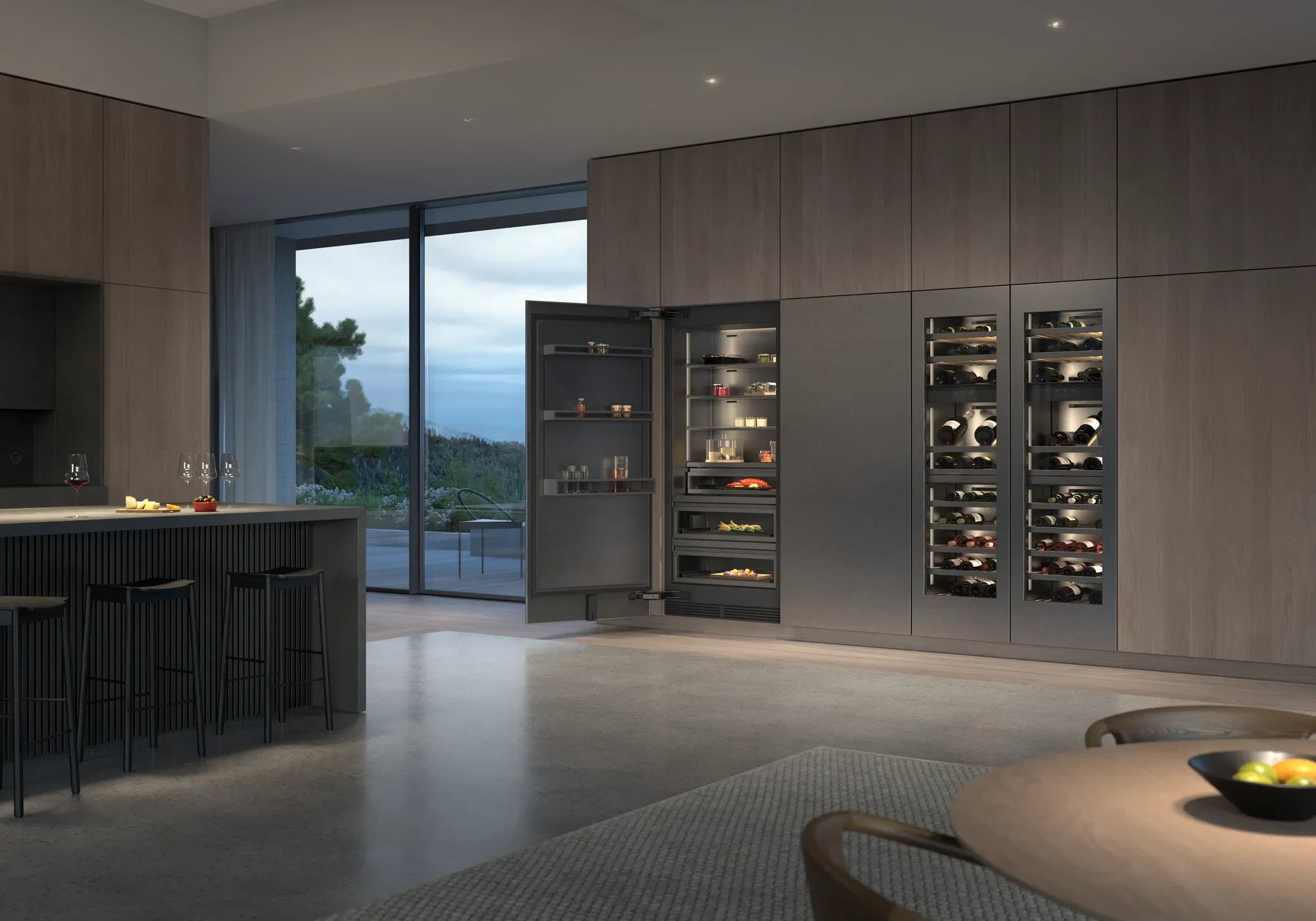 Tủ đông Gaggenau Vario Expressive RVF497190 213.4 x 90 cm