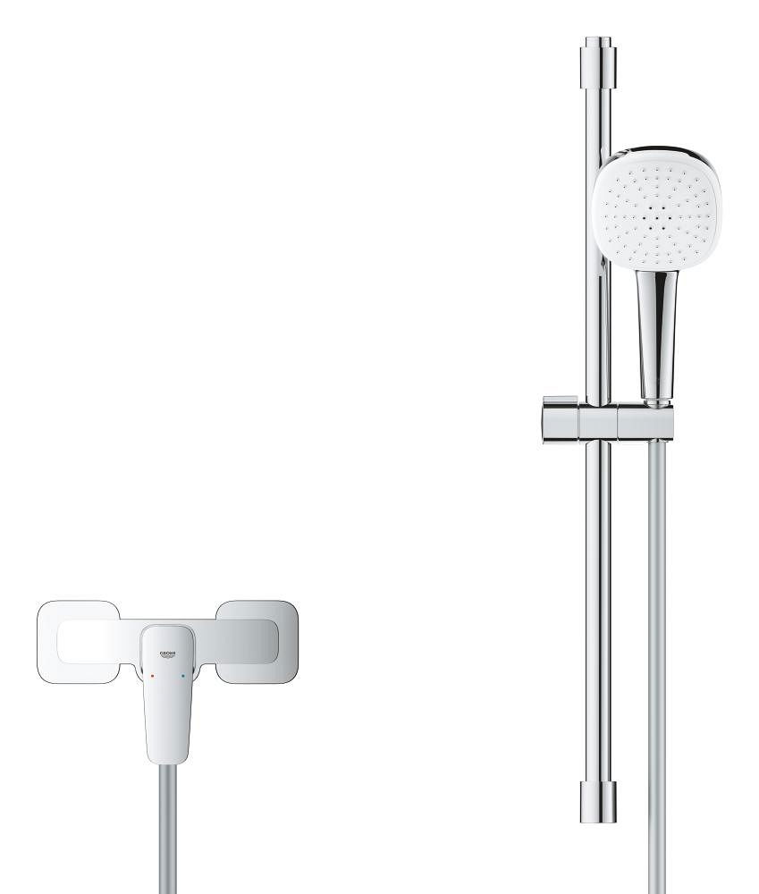 Bộ trộn sen gạt đơn 1/2″ Grohe Cubeo 1018250000 Bộ trộn sen gạt đơn 1/2″ Grohe Cubeo 1018250000