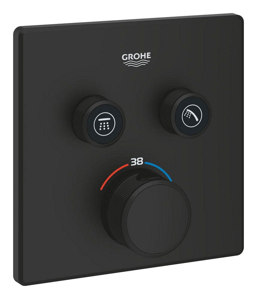 Bộ ổn nhiệt âm tường 2 van Grohe Grohtherm SmartControl 102166KF00