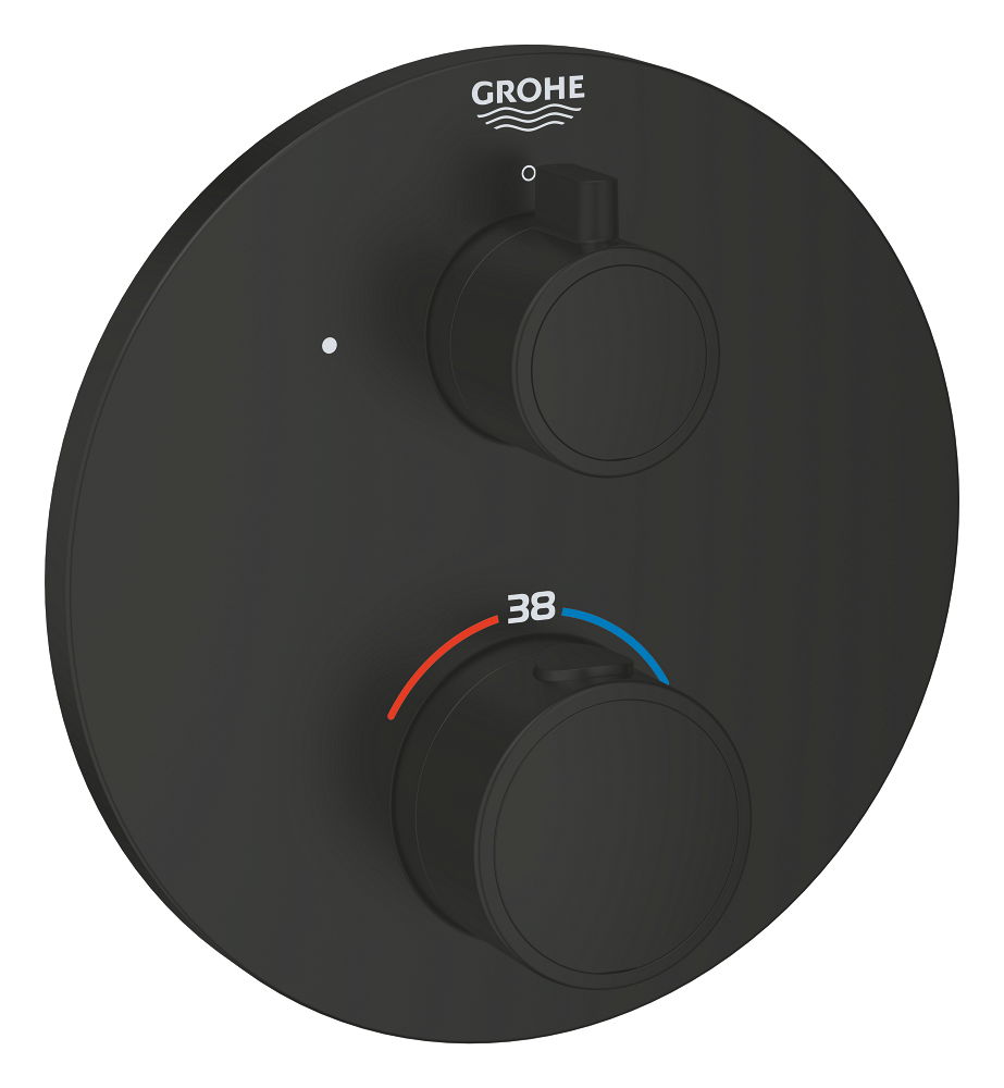 Bộ trộn ổn nhiệt 1 đầu ra có van khóa Grohe Grohtherm 1022122430