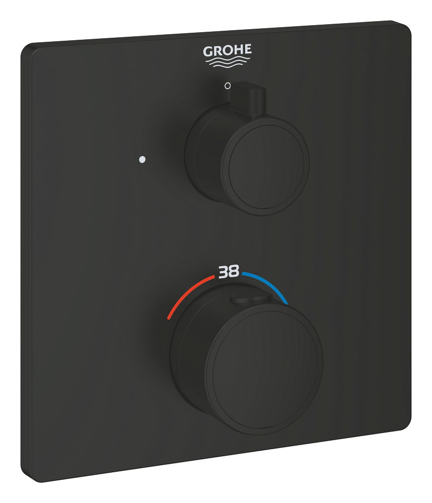Bộ trộn ổn nhiệt 1 đầu ra có van khóa Grohe Grohtherm 1022152430