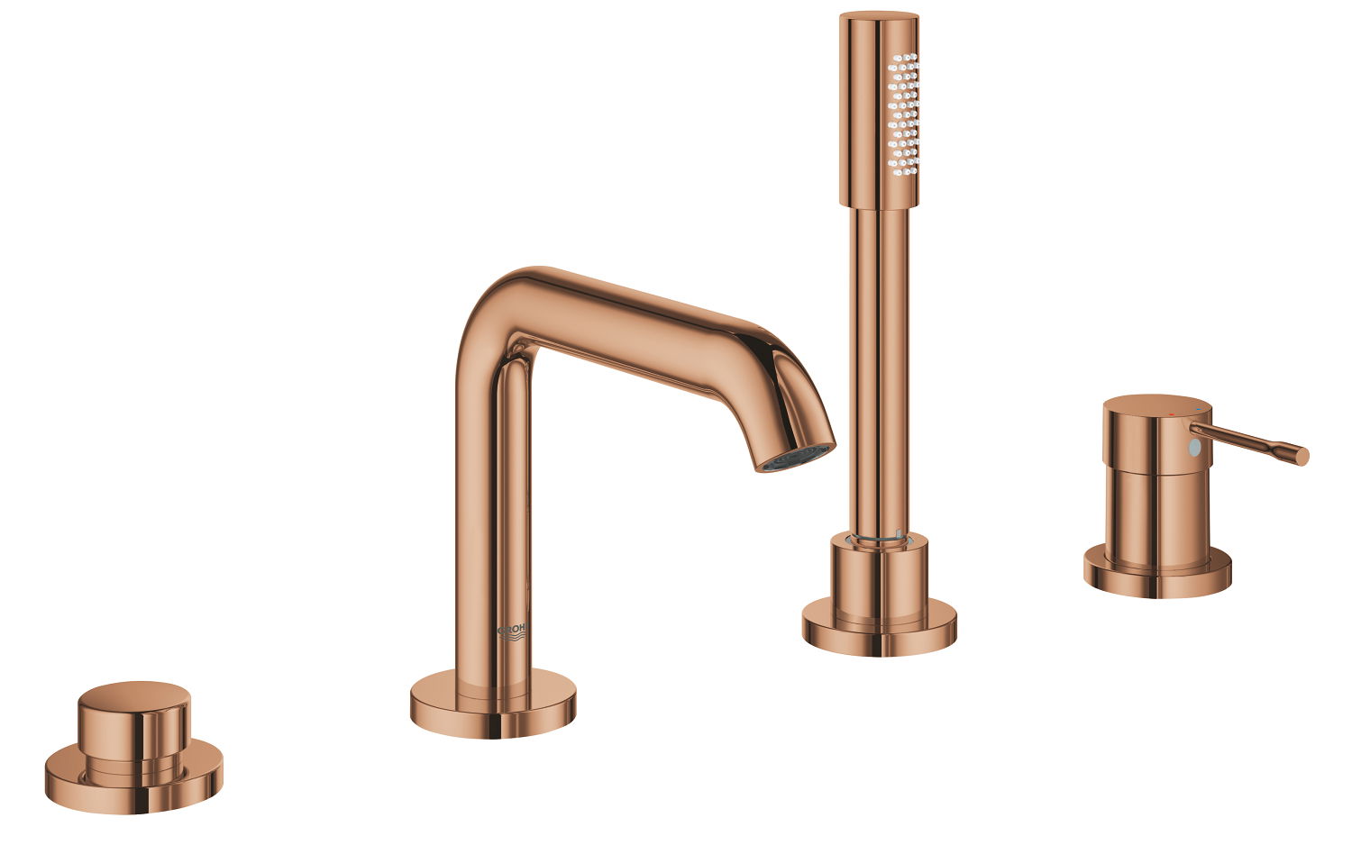 Bộ trộn bồn tắm 4 lỗ gạt đơn Grohe Essence 19578DA1