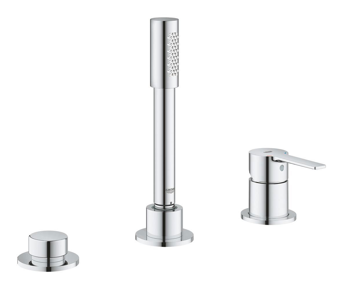 Bộ trộn bồn tắm 3 lỗ gạt đơn Grohe Lineare 19965001