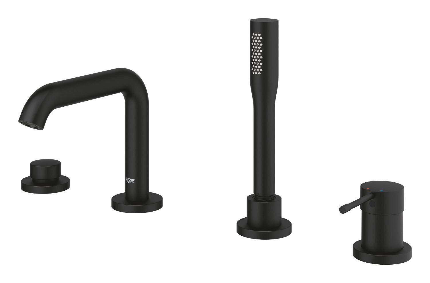 Bộ trộn bồn tắm 4 lỗ gạt đơn Grohe Essence 25251KF1