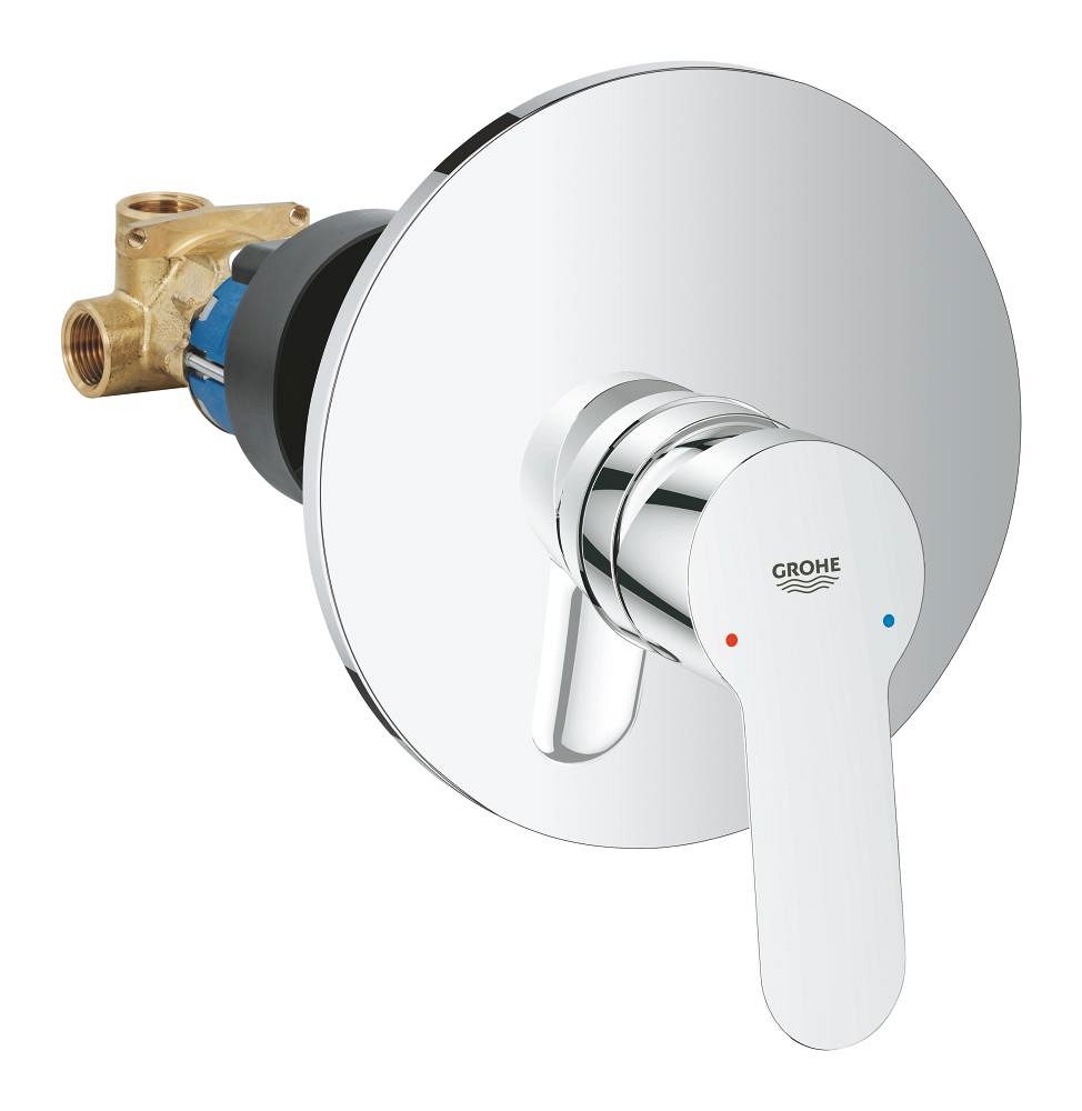Bộ trộn sen tắm gạt đơn 1/2″ Grohe BauEdge 29078000 Bộ trộn sen tắm gạt đơn 1/2″ Grohe BauEdge 29078000