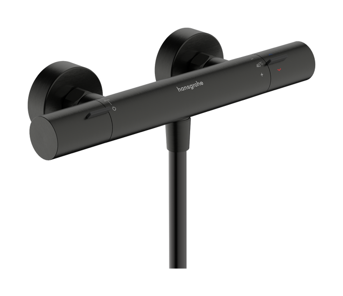 Bộ điều nhiệt sen lắp nổi Hansgrohe Ecostat Fine 13324340 Brushed Black Chrome