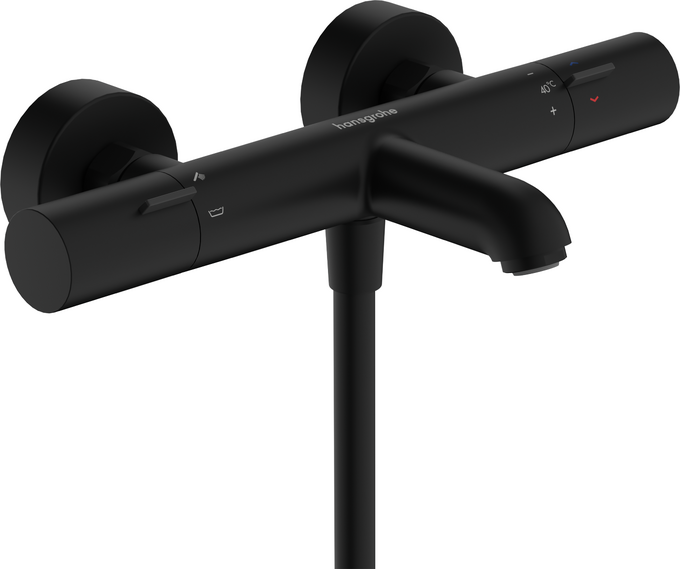 Bộ ổn nhiệt bồn tắm Hansgrohe Ecostat Fine 13327670 Matt Black