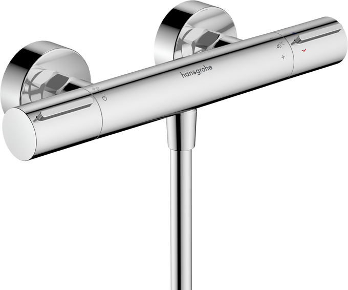 Bộ điều nhiệt sen lắp nổi Hansgrohe Ecostat Element 13346000 Chrome