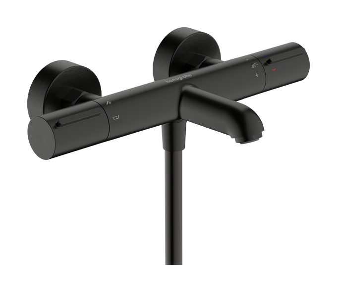 Bộ ổn nhiệt bồn tắm Hansgrohe Ecostat Element 13347340 Brushed Black Chrome