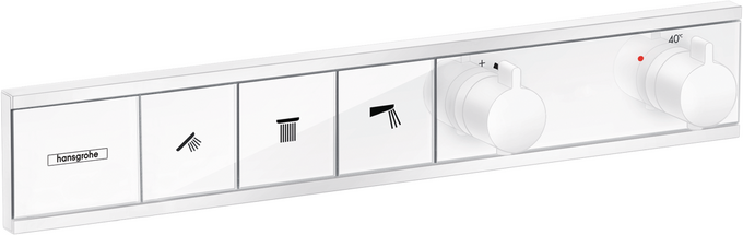 Bộ điều nhiệt âm tường 3 chức năng Hansgrohe RainSelect 15381700 Matt White