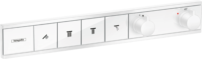Bộ điều nhiệt âm tường 4 chức năng Hansgrohe RainSelect 15382700 Matt White