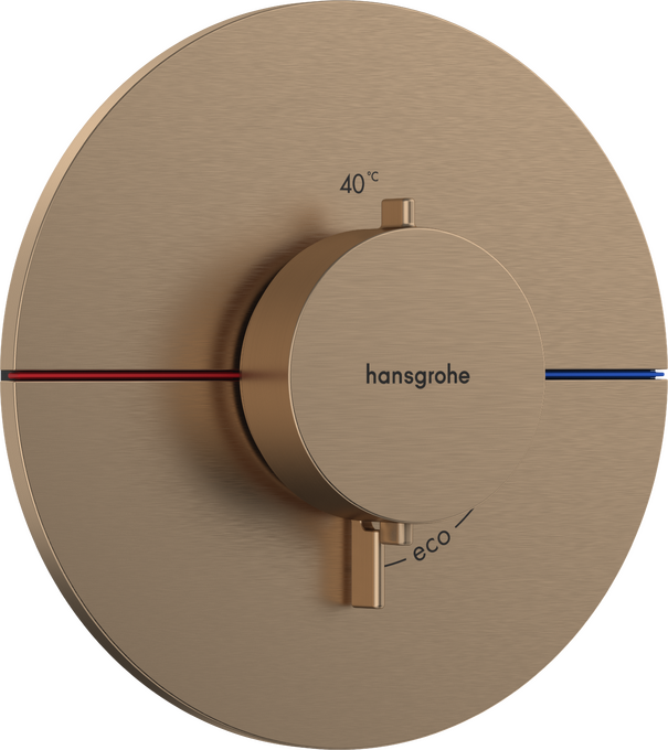 Bộ điều nhiệt âm tường Hansgrohe ShowerSelect Comfort S 15559140 Brushed Bronze