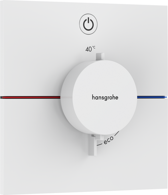 Bộ điều nhiệt âm tường 1 chức năng Hansgrohe ShowerSelect Comfort E 15571700 Matt White