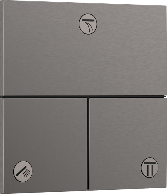 Hansgrohe ShowerSelect Comfort E 15573340 crome đen xước
