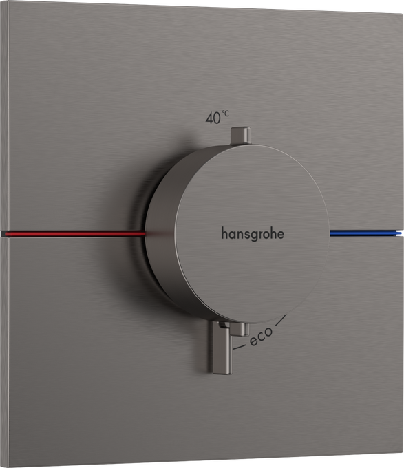 Bộ điều nhiệt âm tường Hansgrohe ShowerSelect Comfort E 15574340 Brushed Black Chrome
