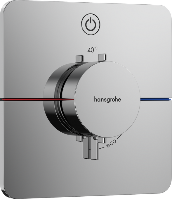 Bộ điều nhiệt âm tường 1 chức năng Hansgrohe ShowerSelect Comfort Q 15581000 Chrome