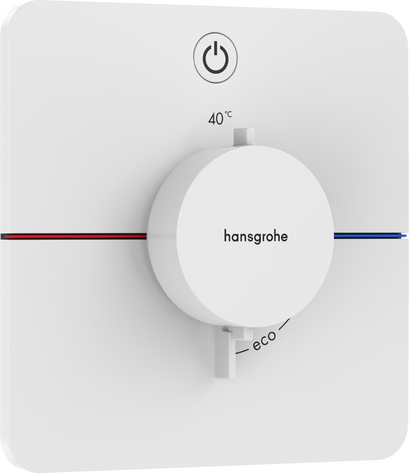 Bộ điều nhiệt âm tường 1 chức năng Hansgrohe ShowerSelect Comfort Q 15581700 Matt White