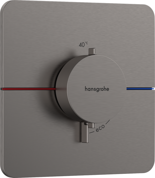 Bộ điều nhiệt âm tường Hansgrohe ShowerSelect Comfort Q 15588340 Brushed Black Chrome