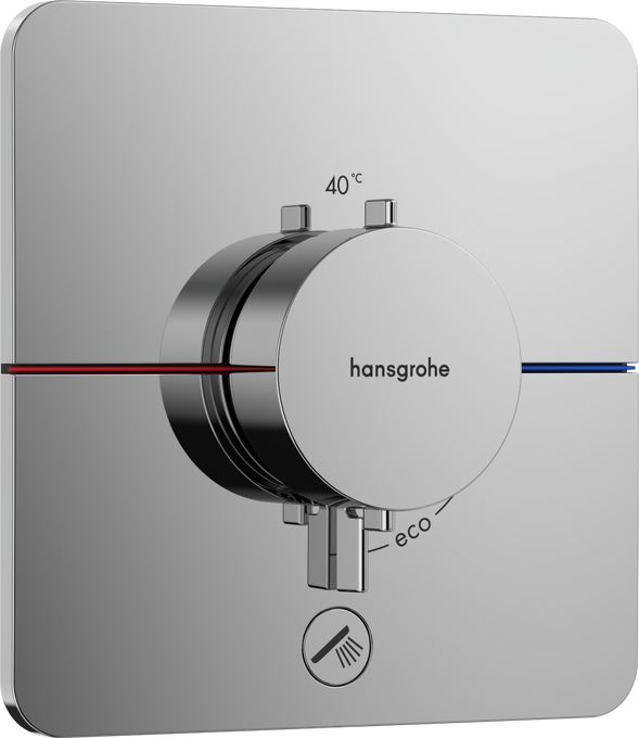 Bộ điều nhiệt âm tường 1 chức năng Hansgrohe ShowerSelect Comfort Q 15589000 Chrome