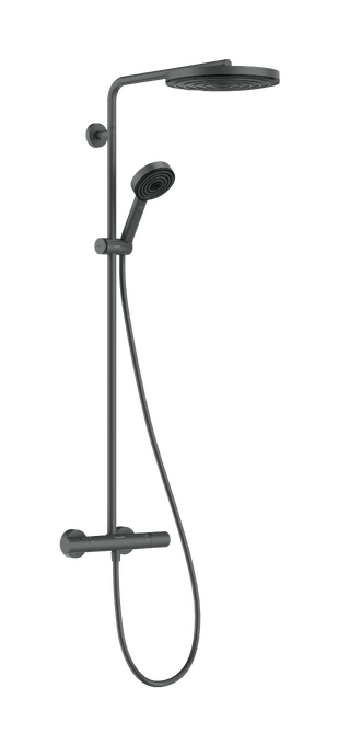 Sen tay Hansgrohe Pulsify S Puro 24236340 màu crome đen xước