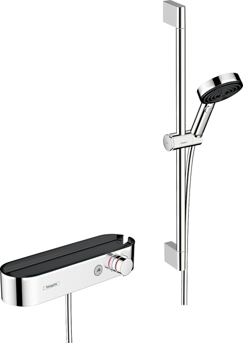Hệ thống vòi sen 105 3 tia thư giãn Hansgrohe Pulsify Select S 24260000 Chrome