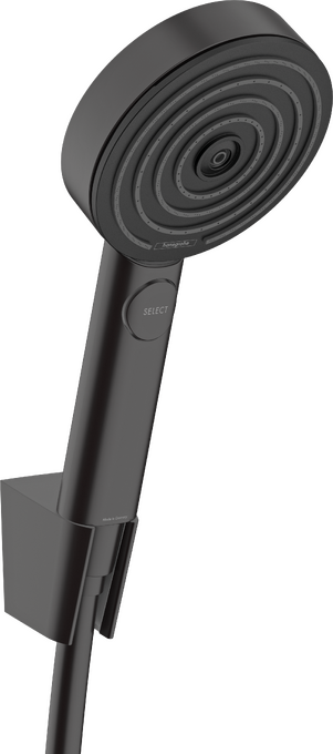 Bộ tay sen kèm gác sen Hansgrohe Pulsify Select S 24305670 EcoSmart Matt Black