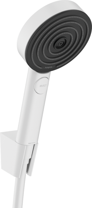 Bộ tay sen kèm gác sen Hansgrohe Pulsify Select S 24306700 EcoSmart Matt White