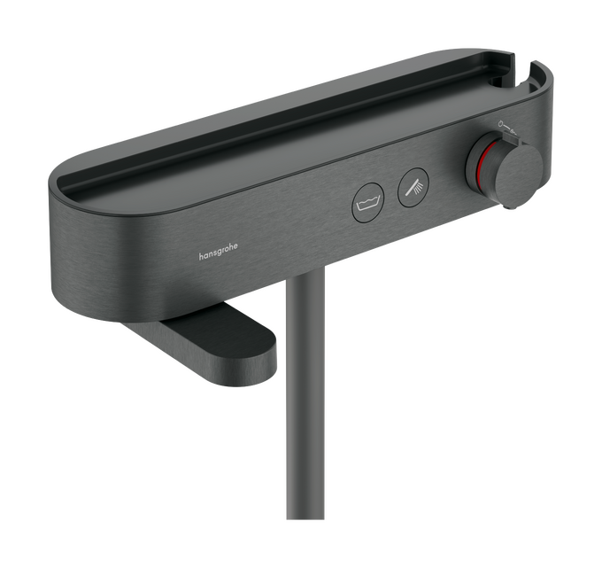 Bộ ổn nhiệt bồn tắm Hansgrohe ShowerTablet Select 24340340 Brushed Black Chrome