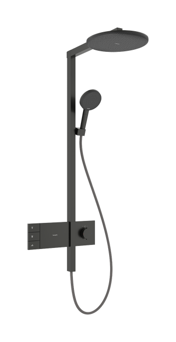 Sen cây Hansgrohe Raindance Alive S 24596340 EcoSmart Brushed Black Chrome