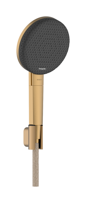 Bộ tay sen kèm gác sen Hansgrohe Raindance Alive Select S 24611140 EcoSmart Brushed Bronze