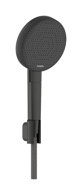 Bộ tay sen kèm gác sen Hansgrohe Raindance Alive Select S 24611340 EcoSmart Brushed Black Chrome Bộ tay sen kèm gác sen Hansgrohe Raindance Alive Select S 24611340 EcoSmart Brushed Black Chrome
