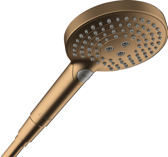 Sen tay Hansgrohe Raindance Select S 26014140 PowderRain màu đồng xước