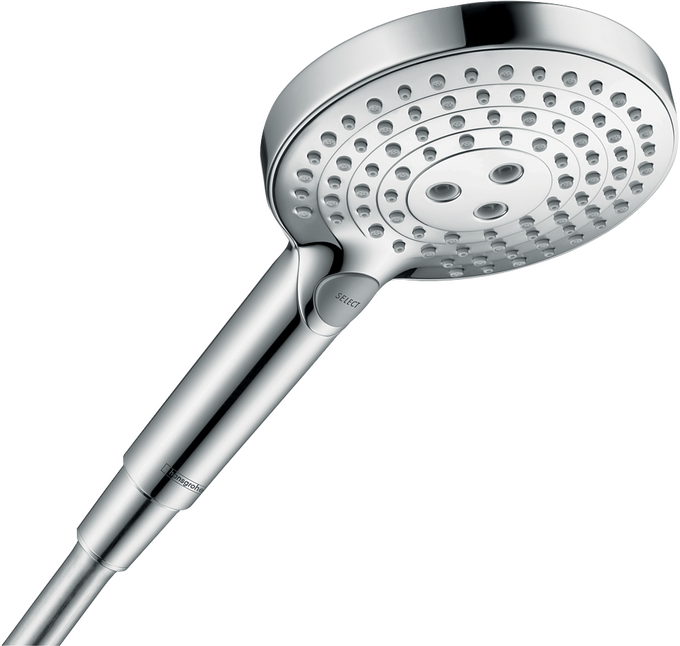 Sen tay Hansgrohe Raindance Select S 26515000 PowderRain EcoSmart Chrome