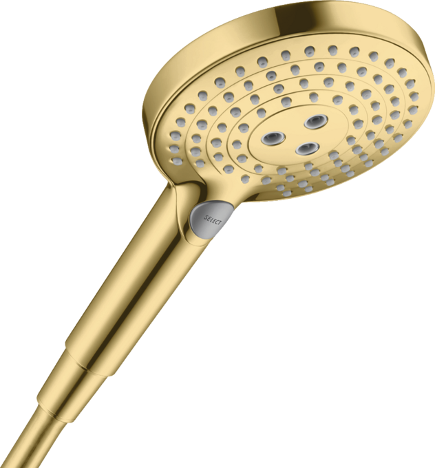 Bát sen cầm tay Hansgrohe Raindance Select S 26530990 vàng bóng