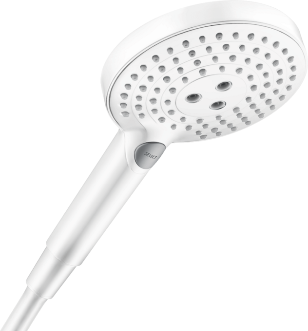 Bát sen cầm tay Hansgrohe Raindance Select S 26531700 EcoSmart trắng mờ