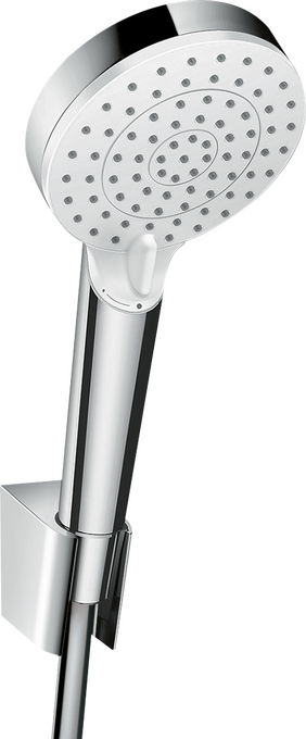 Bộ tay sen kèm gác sen Hansgrohe Crometta 26693400 EcoSmart White/Chrome