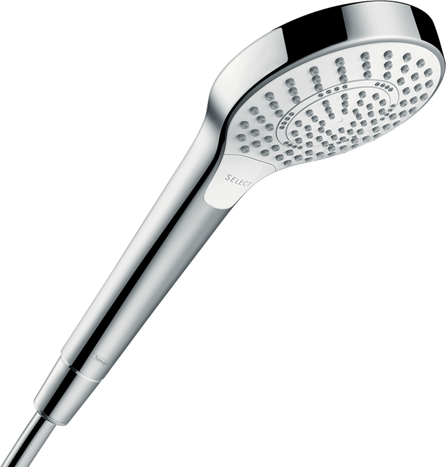 Sen tay Hansgrohe Croma Select S 26801400 EcoSmart White/Chrome