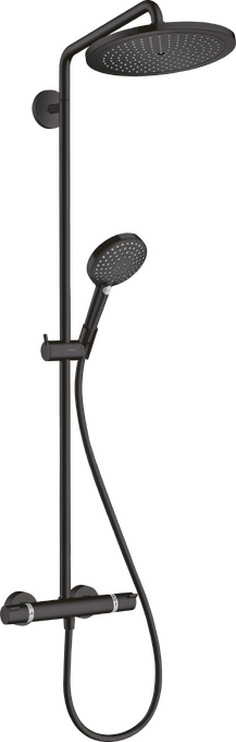 Sen tay Hansgrohe Croma Select S 26891670 EcoSmart màu đen nhám