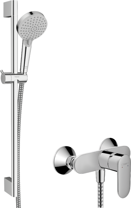 Hệ thống vòi sen lắp nổi 100 Vario Hansgrohe Vernis Blend 26957000 EcoSmart Chrome