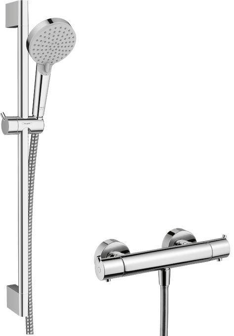 Hệ thống vòi sen lắp nổi 100 Vario Hansgrohe Vernis Blend 26960000 EcoSmart Chrome